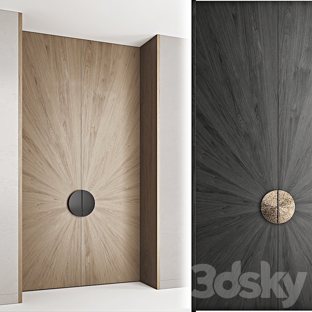 Interior Door 022 3DS Max Model - thumbnail 4