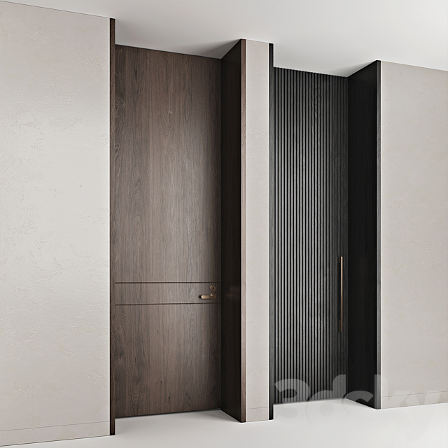 Interior Door 022 3DS Max Model - thumbnail 6