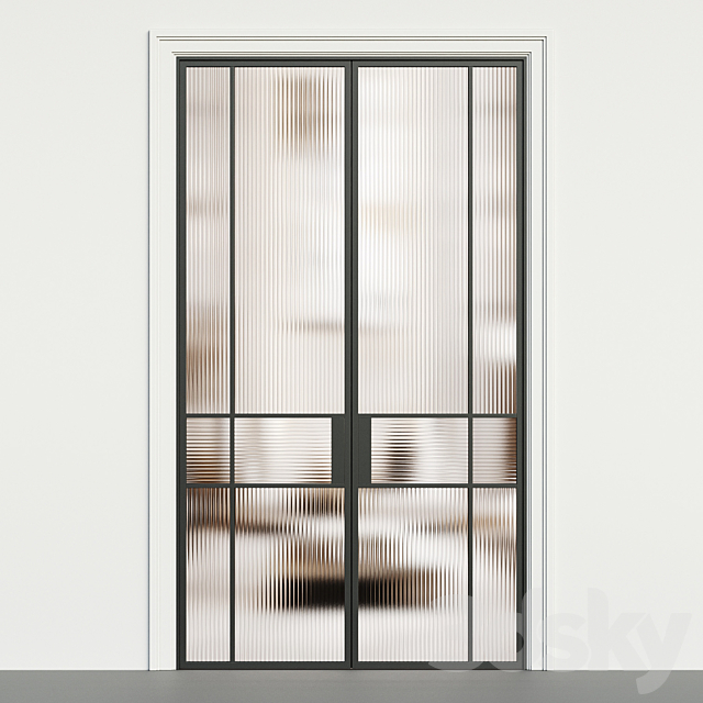 Interior door 130 3DS Max Model - thumbnail 3