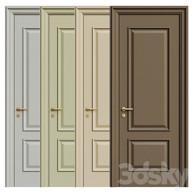 interior door 139 3DS Max Model - thumbnail 2