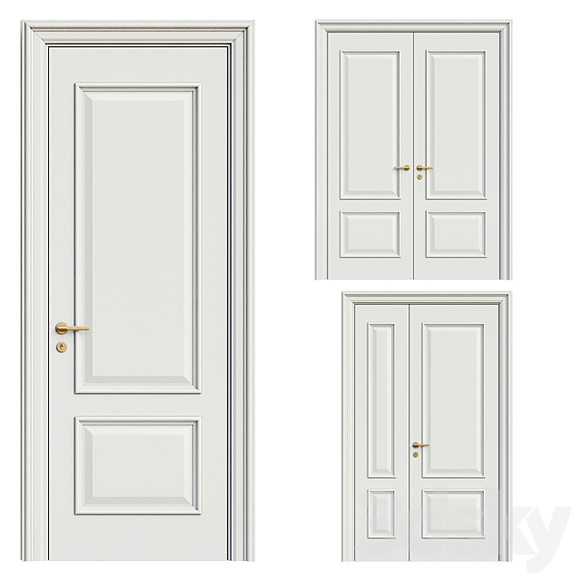 interior door 139 3DS Max Model - thumbnail 3