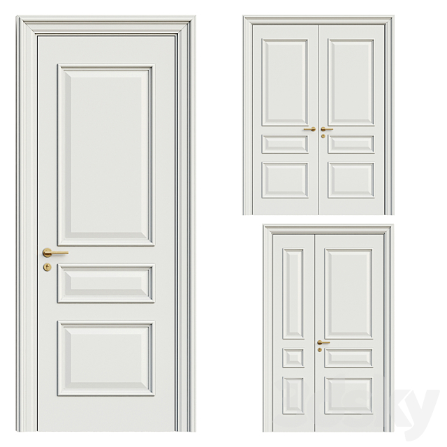 interior door 139 3DS Max Model - thumbnail 4