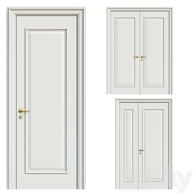 interior door 139 3DS Max Model - thumbnail 5