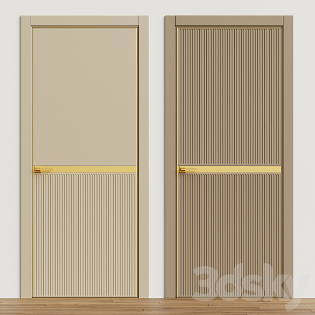 Interior door 154 – geona-dveri 3ds Max - thumbnail 2