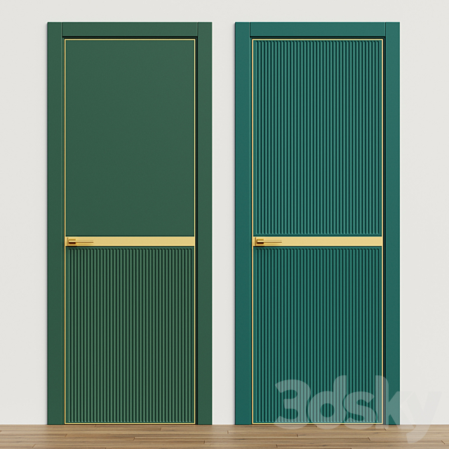 Interior door 154 – geona-dveri 3ds Max - thumbnail 3