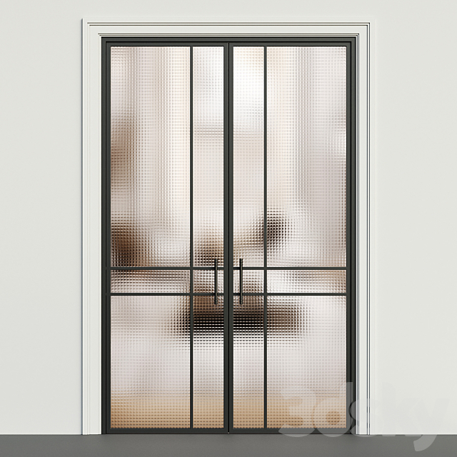 Interior door 165 3DS Max Model - thumbnail 2