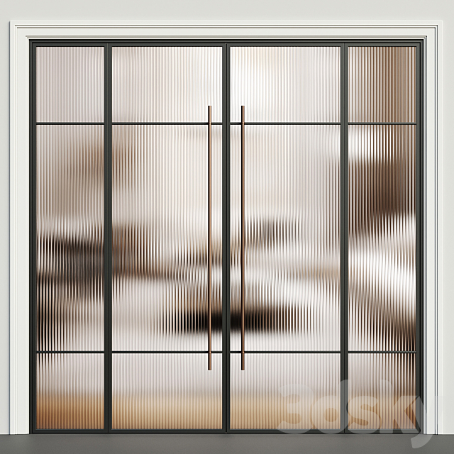 Interior door 179 3ds Max - thumbnail 3