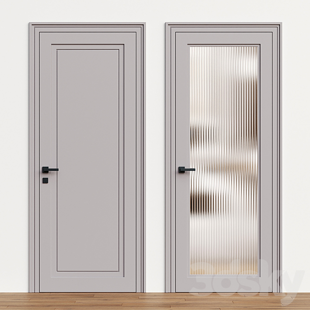 Interior door 198 – Novadvery 3DS Max Model - thumbnail 4