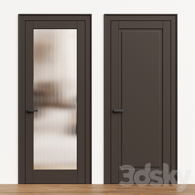 Interior door 207 – Novadvery 3ds Max - thumbnail 2