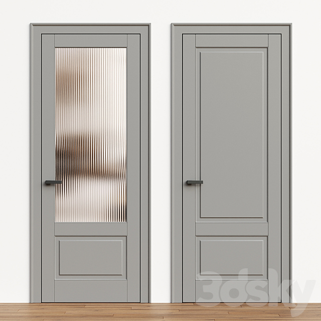 Interior door 207 – Novadvery 3ds Max - thumbnail 3