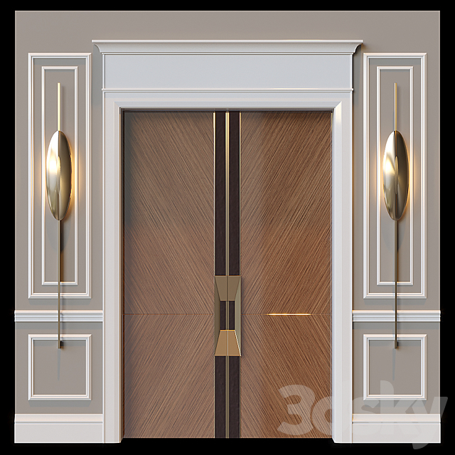 Interior door 3DSMax File - thumbnail 1