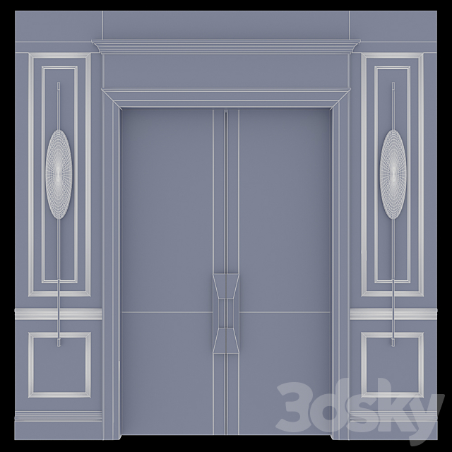 Interior door 3DSMax File - thumbnail 2