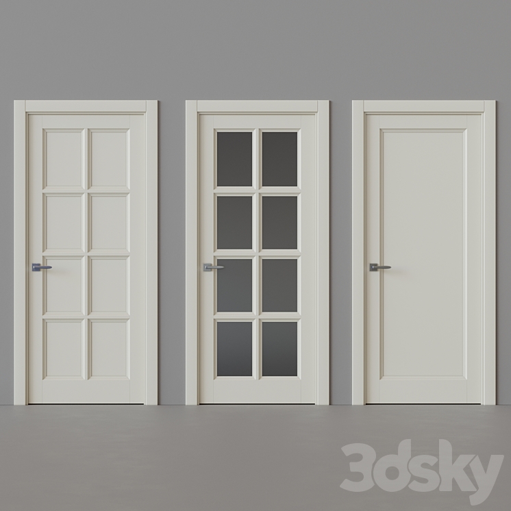 Interior door – Chalet (Sofia) 3DS Max - thumbnail 2