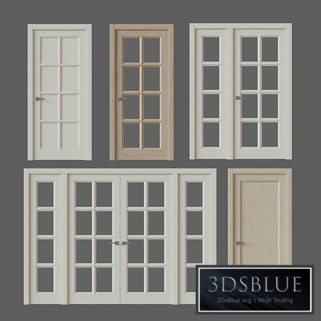 Interior door – Chalet (Sofia) 3DS Max - thumbnail 3