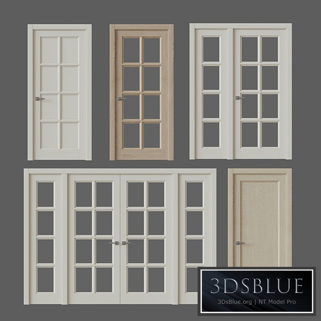 Interior door – Chalet (Sofia) 3DS Max - thumbnail 3