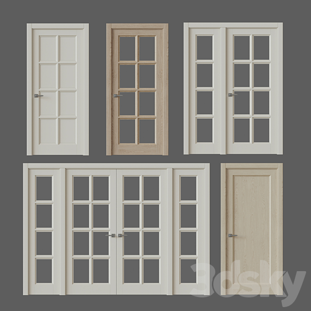 Interior door – Chalet (Sofia) 3DSMax File - thumbnail 1