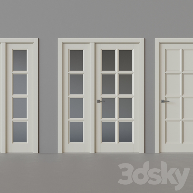 Interior door – Chalet (Sofia) 3DSMax File - thumbnail 4