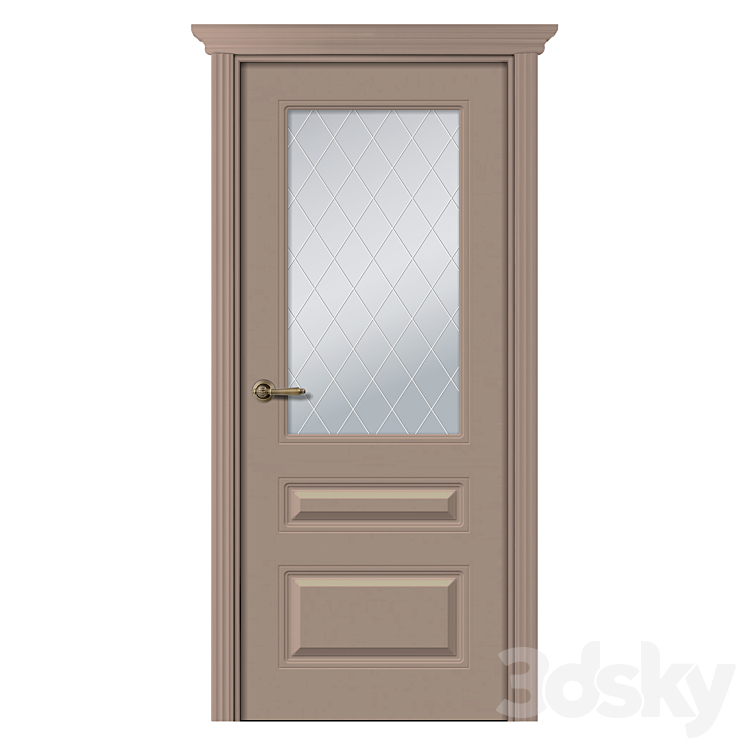 Interior door Royalty (OM) 3DS Max - thumbnail 1