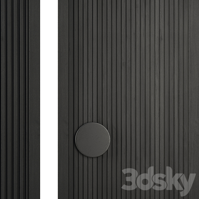 interior door set1 3DS Max Model - thumbnail 3