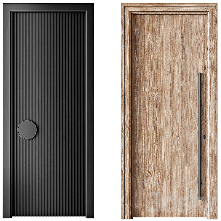 INTERIOR DOORS 012 3DS Max Model - thumbnail 2