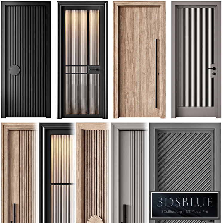 INTERIOR DOORS 012 3DS Max - thumbnail 3