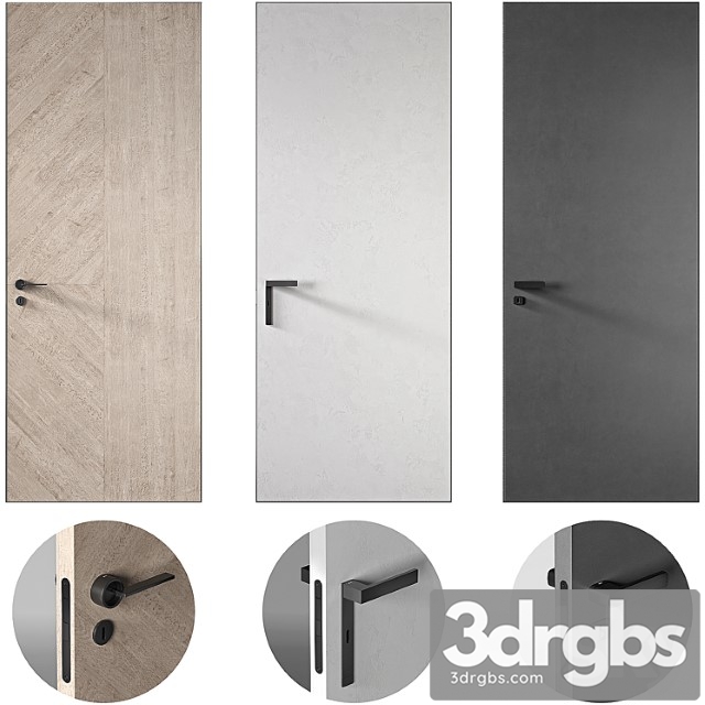 Interior Doors 019 3dsmax Download - thumbnail 1