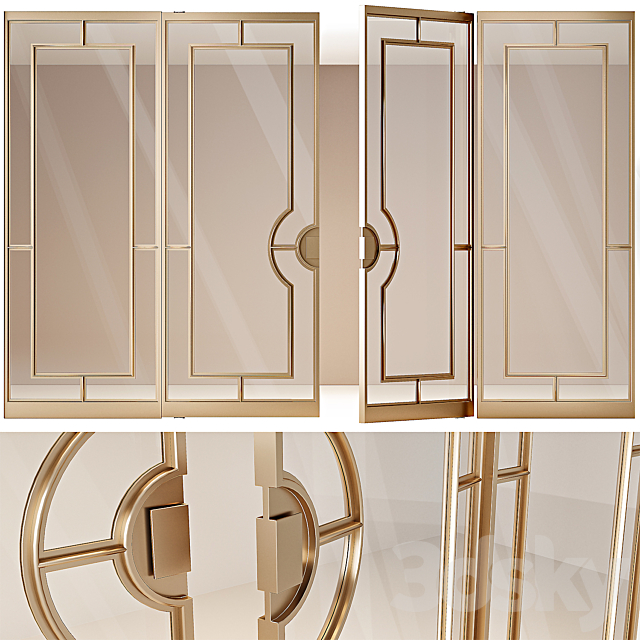 Interior Doors 026 3DS Max Model - thumbnail 3