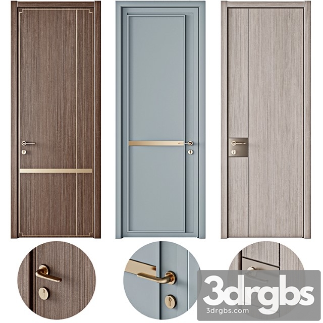 Interior Doors 17 3dsmax Download - thumbnail 1