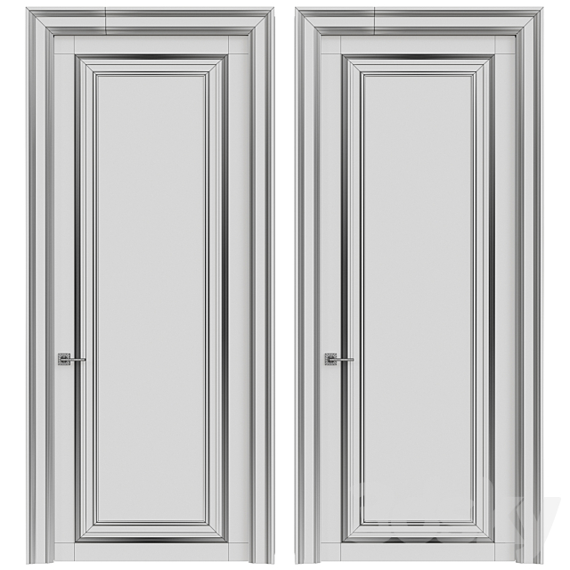 Interior Doors 223. 3DS Max Model - thumbnail 3