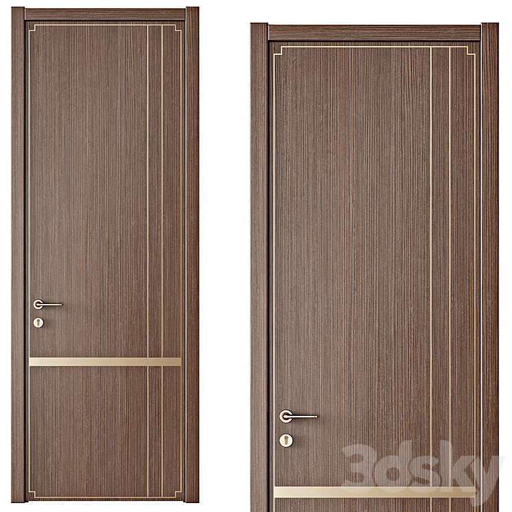 INTERIOR DOORS 3DS Max Model - thumbnail 2