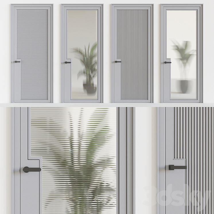 Interior doors 3DS Max - thumbnail 1