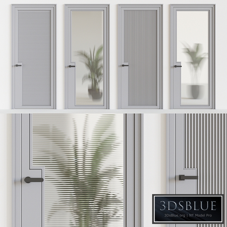 Interior doors 3DS Max - thumbnail 3