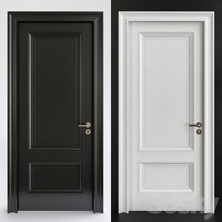 Interior doors 3DS Max - thumbnail 1