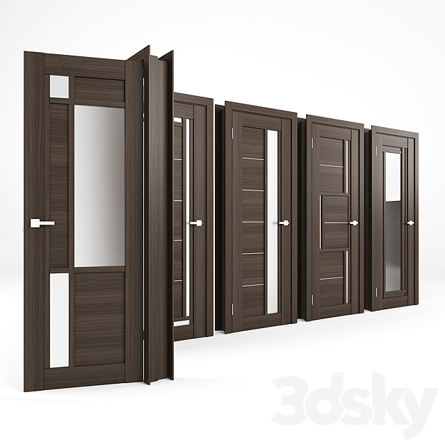 Interior doors “ALBERI” 3DS Max Model - thumbnail 2