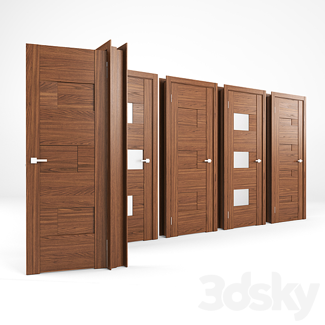 Interior doors “ALBERI” 3DS Max Model - thumbnail 2