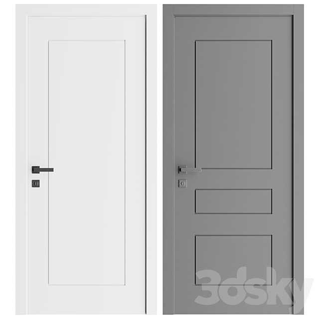 Interior doors CORTES SALSA 3DS Max Model - thumbnail 2