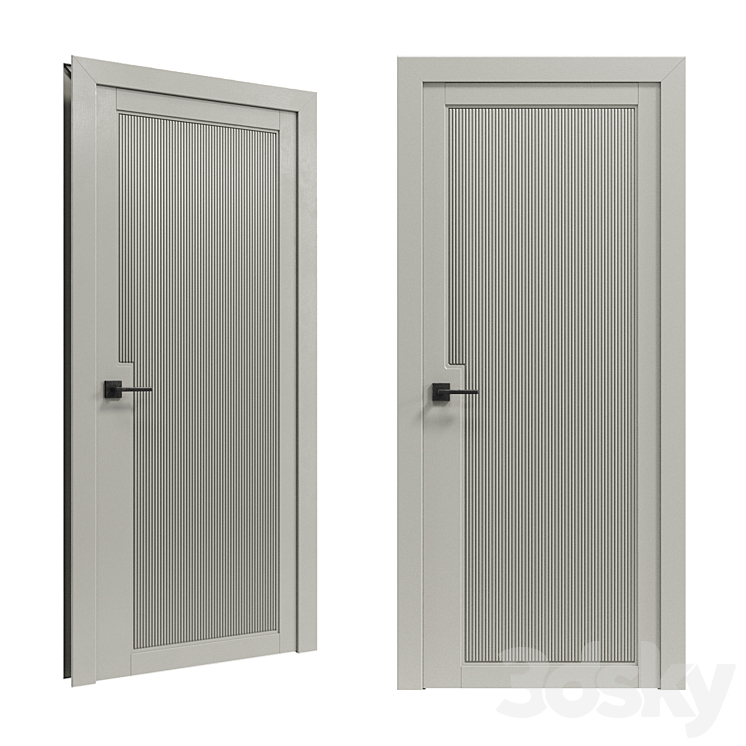 Interior doors Geona Unika 1 and 2 3DS Max Model - thumbnail 2