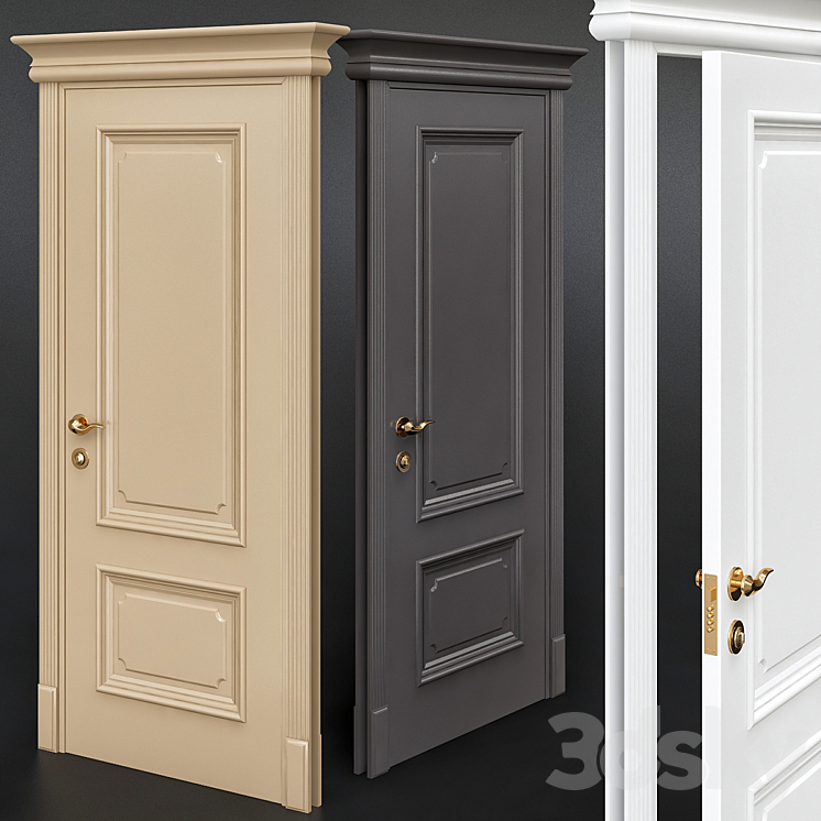 Interior doors Imperiale PF2 3DS Max - thumbnail 1