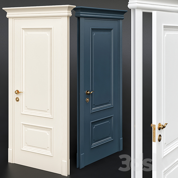 Interior doors Imperiale PF2 3DS Max - thumbnail 2