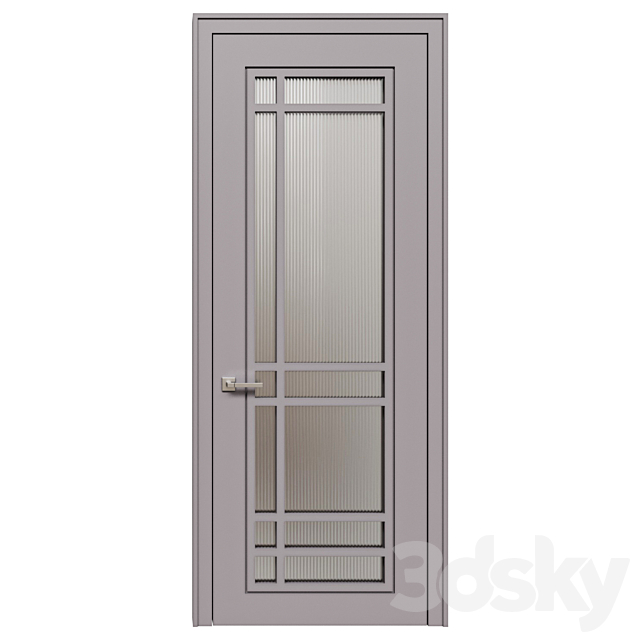 Interior Doors MOSAIC-10 3ds Max - thumbnail 3