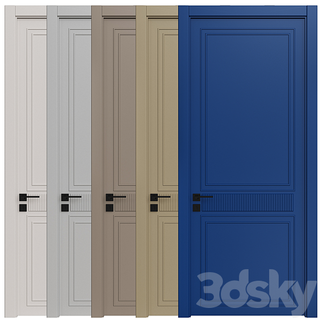 Interior Doors No. 269. 3ds Max - thumbnail 2