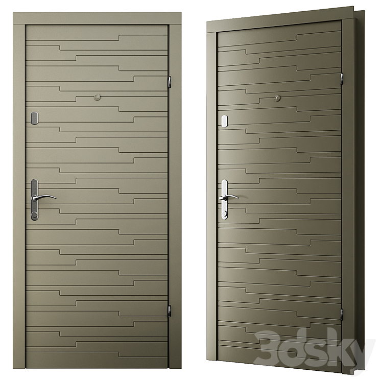 Interior Doors Premium Pro No. 89 3DS Max - thumbnail 1