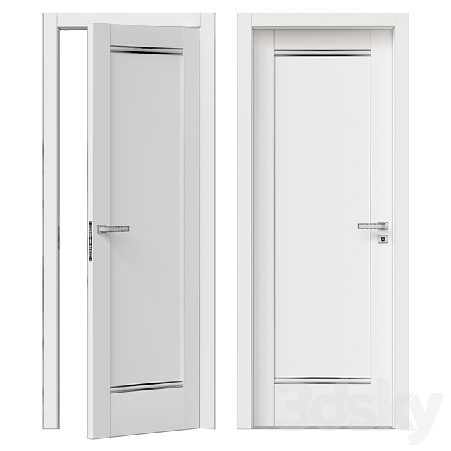 Interroom door ProfilDoors Series U model 106U 3ds Max - thumbnail 3