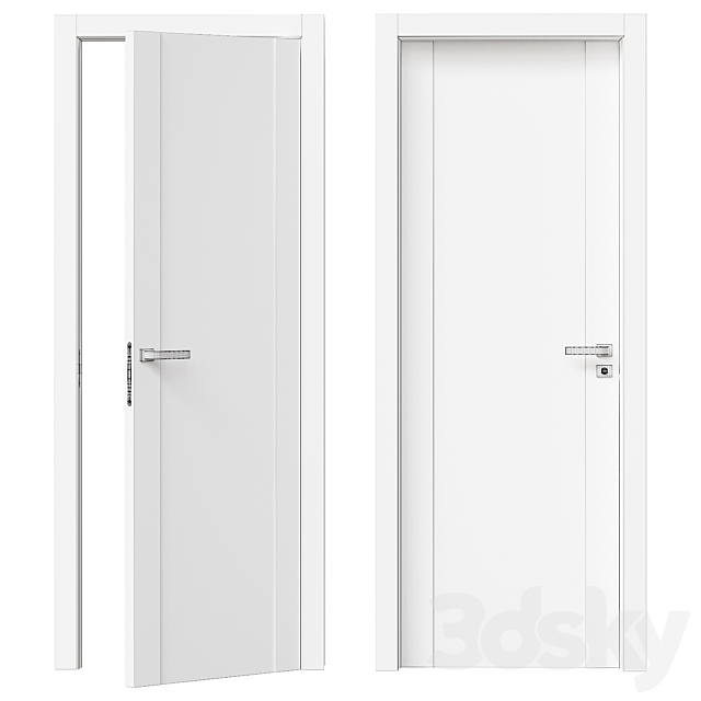 Interroom door ProfilDoors Series U model 20U 3DS Max Model - thumbnail 3