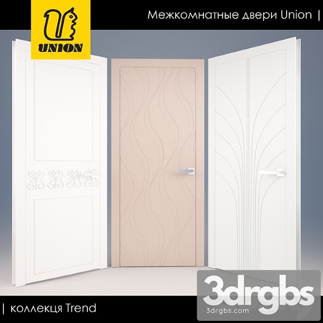 Interroom Doors Union 3dsmax Download - thumbnail 1