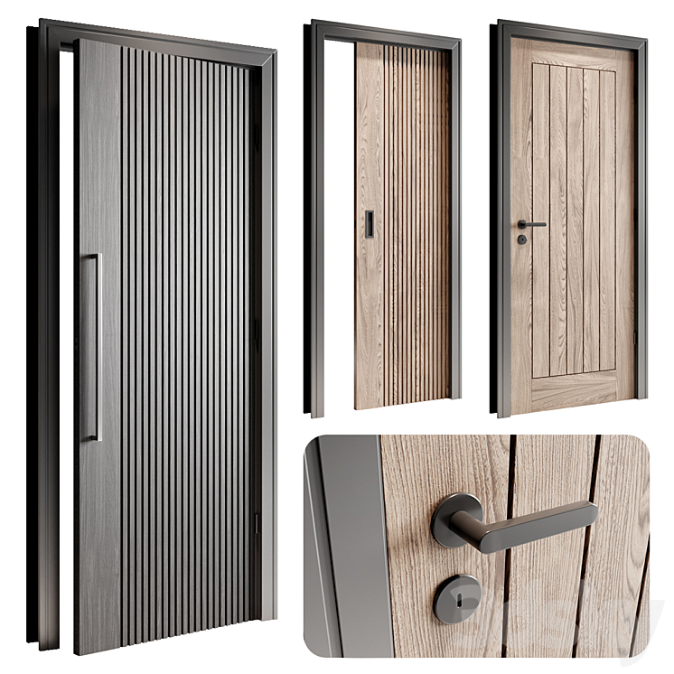 Ipddoors Set 3DS Max - thumbnail 1