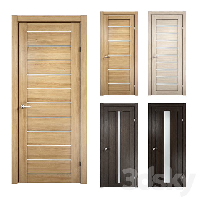 Laban Interior doors. PVC series. №1 3ds Max - thumbnail 1