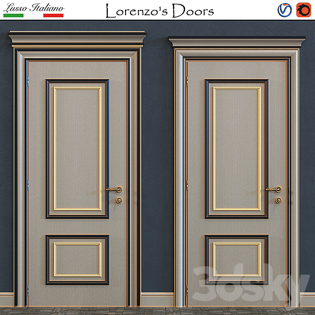 Lorenzo’s Doors (Pietralta-2) 3DSMax File - thumbnail 1