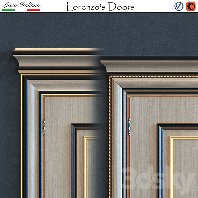 Lorenzo’s Doors (Pietralta-2) 3DSMax File - thumbnail 2