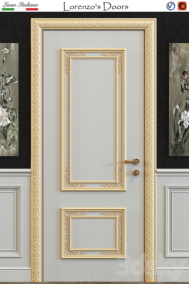 Lorenzo’s Doors (Pietralta) 3ds Max - thumbnail 3